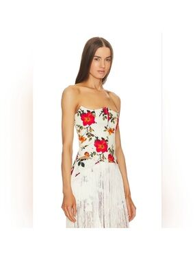 MIRAE X REVOLVE WEST CORSET IN ROSE BRANCH size 44 great condition like new